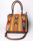 American Darling Tote Saddle Blanket Genuine Leather women bag western handbag purse