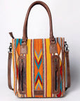 American Darling Tote Saddle Blanket Genuine Leather women bag western handbag purse
