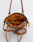 American Darling Tote Saddle Blanket Genuine Leather women bag western handbag purse