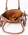 American Darling Tote Saddle Blanket Genuine Leather women bag western handbag purse