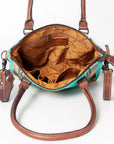 American Darling Tote Saddle Blanket Genuine Leather women bag western handbag purse