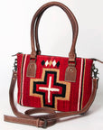 American Darling Tote Saddle Blanket Genuine Leather women bag western handbag purse