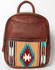 American Darling Backpack Saddle Blanket Genuine Leather women bag western handbag purse