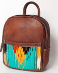 American Darling Backpack Saddle Blanket Genuine Leather women bag western handbag purse