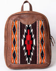American Darling Backpack Saddle Blanket Genuine Leather women bag western handbag purse