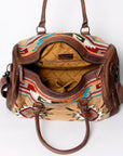 American Darling Duffel Saddle Blanket Genuine Leather women bag western handbag purse