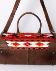 American Darling Duffel Saddle Blanket Genuine Leather women bag western handbag purse