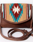 American Darling Messenger Saddle Blanket Genuine Leather women bag western handbag purse