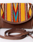 American Darling Messenger Saddle Blanket Genuine Leather women bag western handbag purse