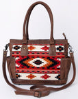 American Darling Tote Saddle Blanket Genuine Leather women bag western handbag purse