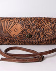 American Darling Wallet Hand Tooled Genuine Leather women bag western handbag purse