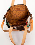 American Darling Tote Saddle Blanket Genuine Leather Women Bag Western Handbag Purse