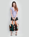 American Darling Tote Saddle Blanket Genuine Leather Women Bag Western Handbag Purse
