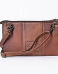 American Darling ADBG1027 Small Crossbody Hand Tooled Genuine Leather Women Bag Western Handbag Purse