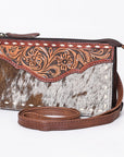 American Darling ADBG1027 Small Crossbody Hand Tooled Genuine Leather Women Bag Western Handbag Purse