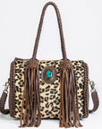 American Darling Duffel Genuine Leather Women Bag Western Handbag Purse