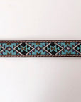 HILASON Hand-Tooled Leather Western Belt Unisex