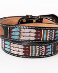 HILASON Hand-Tooled Leather Western Belt Unisex