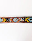 HILASON Western Genuine Leather Belt for Men Women Cowboy Cowgirl Handmade Unisex Full Grain Heavy Duty Tooled Beaded Belt