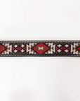 HILASON Western Genuine Leather Belt for Men Women Cowboy Cowgirl Handmade Unisex Full Grain Heavy Duty Tooled Beaded Belt