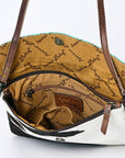 ADBGS178BC American Darling Hair On Crocodile Embossed Genuine Leather Women Bag Western Handbag Purse