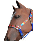 Hilason 1 Inch Fully Adjustable Halter US Flag Polyester