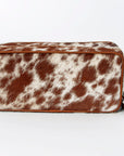 American Darling Jewelry Case Hair-On Genuine Leather Women Bag Western Handbag Purse