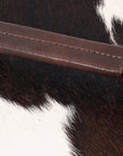 American Darling Hand Tooled Hair On Genuine Leather Women Bag Western Handbag Purse