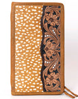 American Darling Hand Tooled Hair On Genuine Leather Women Bag Western Handbag Purse