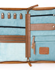 American Darling Hand Tooled Hair On Genuine Leather Women Bag Western Handbag Purse