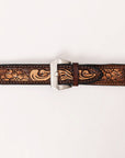 American Darling Floral Hand Tooled I watch Men Women Genuine Leather