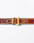 American Darling Beautifully Hand Tooled Genuine American Leather I watch Strap Men and Women Unisex
