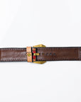 American Darling Beautifully Hand Tooled Genuine Leather I watch Strap Men and Women Unisex