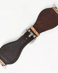 American Darling Floral Hand Tooled I watch Men Women Genuine Leather Strap