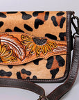 American Darling Cross Body I Hand Tooled Hair-On Genuine Leather Women Bag Western Handbag Purse