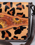 American Darling Cross Body I Hand Tooled Hair-On Genuine Leather Women Bag Western Handbag Purse
