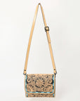 American Darling Hand Tooled Genuine Leather Women Bag Western Handbag Purse