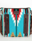 American Darling ADBGZ689 Signature Crossbody Hand Tooled Saddle Blanket Genuine Leather Women Bag Western Handbag Purse