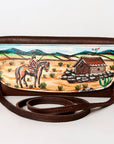 American Darling Wallet Hair on Full Grain Genuine Leather Western Women Bag | Handbag Purse Travel Clutch