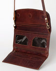 American Darling Wallet Hair on Full Grain Genuine Leather Western Women Bag | Handbag Purse Travel Clutch