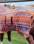 HILASON Horse Fly Sheet With Neck Cover UV Protection Mesh Bug Mosquito Summer Spring Serape