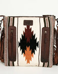 American Darling ADBGZ667 Signature Crossbody Hand Tooled Saddle Blanket Genuine Leather Women Bag Western Handbag Purse