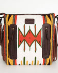 American Darling ADBGZ677 Signature Crossbody Hand Tooled Saddle Blanket Genuine Leather Women Bag Western Handbag Purse