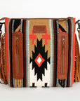 American Darling ADBGZ683 Signature Crossbody Hand Tooled Saddle Blanket Genuine Leather Women Bag Western Handbag Purse