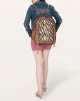 ADBG1029B American Darling Backpack Hair-On Genuine Leather women bag western handbag purse