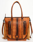 American Darling ADBG1030B Tote Hair-On Genuine Leather women bag western handbag purse