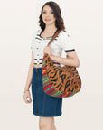 American Darling Hobo Saddle Blanket Genuine Leather women bag western handbag purse