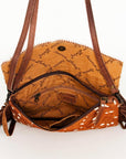 American Darling ADBGS178BF Envelope Hair-On Genuine Leather Women Bag Western Handbag Purse
