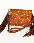 American Darling ADBGS178BF Envelope Hair-On Genuine Leather Women Bag Western Handbag Purse
