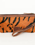American Darling Wristlet Hair on Genuine Leather Western Women Bag | Handbag Purse | Women Wristlet | Wristlet Wristlet | Travel Wristlet | Leather Wristlet | Clutch Wristlet